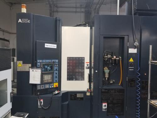 22.05 X, 22.05 Y, 23.6 Z, MAKINO A55E, 2002, Makino Pro3 Cntrl, Full 4th