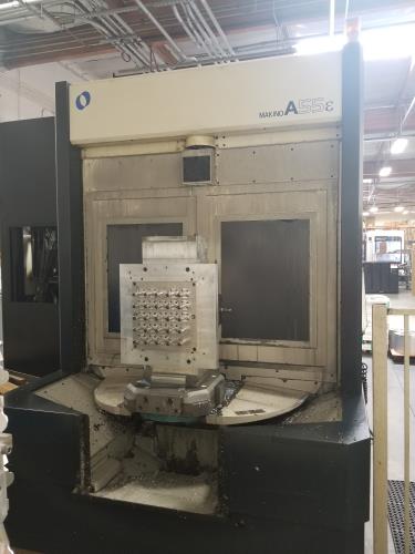 22.05 X, 22.05 Y, 23.6 Z, MAKINO A55E, 2002, Makino Pro3 Cntrl, Full 4th