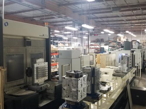 22.05 X, 22.05 Y, 23.6 Z, MAKINO A55E, 2002, Makino Pro3 Cntrl, Full 4th