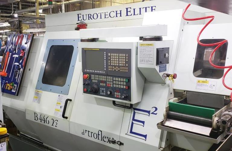 Eurotech B446/Y2, Fanuc, 2 , 2010, 8-axis, Dual Turrets, Spindles & Y-Axis