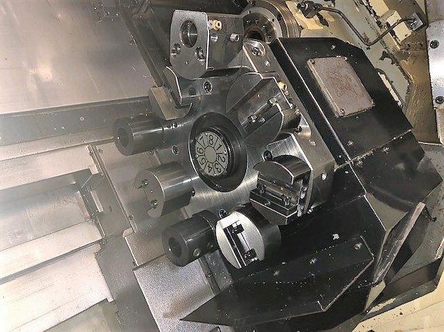 Okuma LU-15II/MW, OSP 7000L, 6 Chk, 1997, 4 Live, Conveyor, Bar Feed