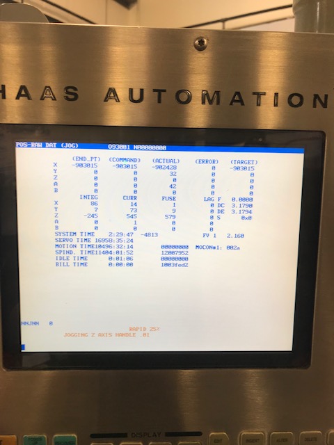 Haas Super Mini Mill, 16 X, 12 Y, 10 Z, 2005, Cat 40, 10 Tool ATC