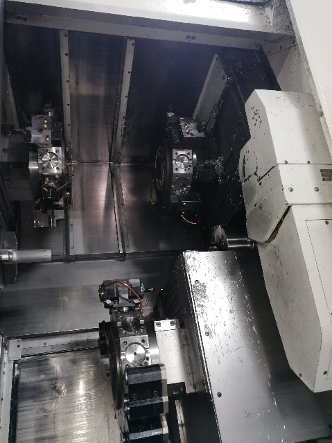 NAKAMURA TOME SUPER NTM3, FANUC 16I-TB, 2 1/2 , 2010, 3 Turret, Sub, Y-Axis