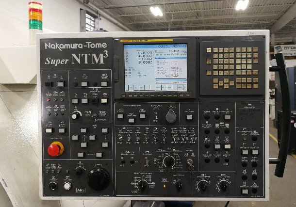 NAKAMURA TOME SUPER NTM3, FANUC 16I-TB, 2 1/2 , 2010, 3 Turret, Sub, Y-Axis