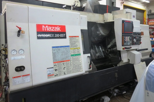 MAZAK INEGREX 200IIIST, FUSION 640MT, 2 , 2003, B-Axis Milling Head, HP, Iemca