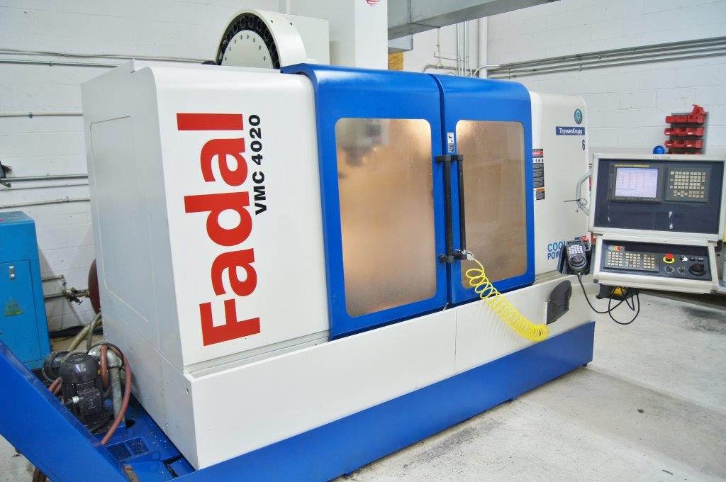 40 X, 20 Y, 20 Z, Fadal 4020HT, 2005, Fanuc 18i-MB5, 10K RPM, High Pressure Wash