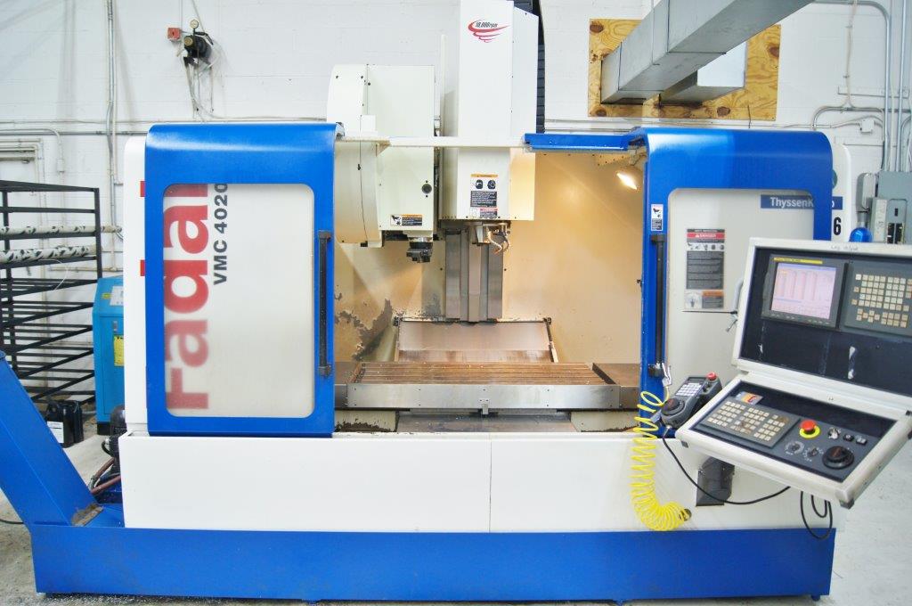 40 X, 20 Y, 20 Z, Fadal 4020HT, 2005, Fanuc 18i-MB5, 10K RPM, High Pressure Wash