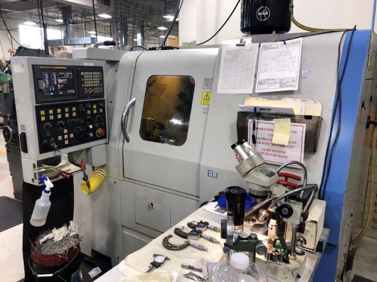 Hardinge Elite 27MS, Fanuc 18iTB, 1 , 2007, 5C Collet, Full C Main/Sub