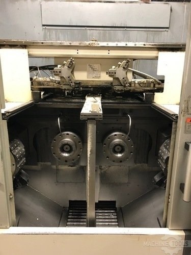 OKUMA 2SP-150H, OSP-P200L, 8 Chk, 1 1/2 , 2012, Twin Spindle/Turret, Gantry Load