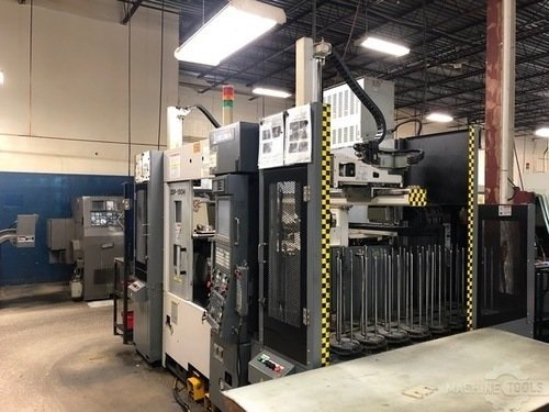 OKUMA 2SP-150H, OSP-P200L, 8 Chk, 1 1/2 , 2012, Twin Spindle/Turret, Gantry Load