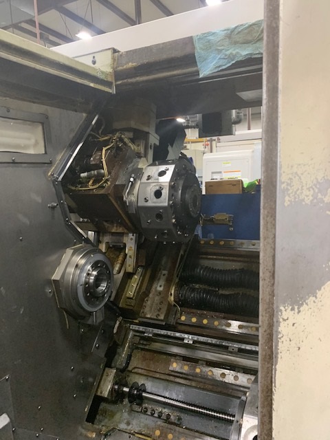OKUMA LT200MY, OSP P100L, 2 , 2005, Sub, C-Axis, Live Tool, Y-Axis