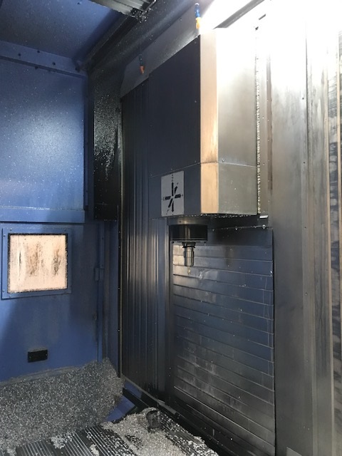 118 X, 33 Y, 31 Z, Doosan VCF 850L, 2015, Fanuc i, Conveyor, 60 ATC, 12,000 RPM
