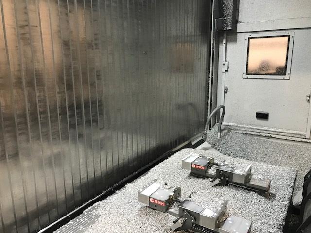 118 X, 33 Y, 31 Z, Doosan VCF 850L, 2015, Fanuc i, Conveyor, 60 ATC, 12,000 RPM