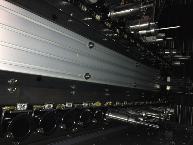 118 X, 33 Y, 31 Z, Doosan VCF 850L, 2015, Fanuc i, Conveyor, 60 ATC, 12,000 RPM