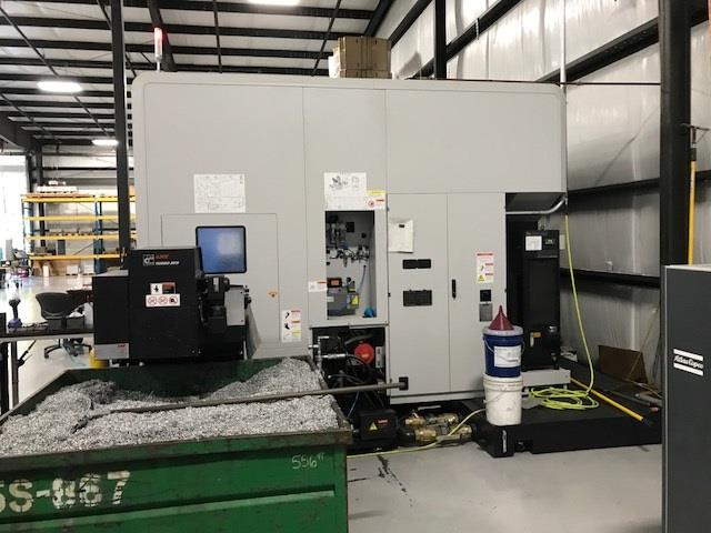 118 X, 33 Y, 31 Z, Doosan VCF 850L, 2015, Fanuc i, Conveyor, 60 ATC, 12,000 RPM
