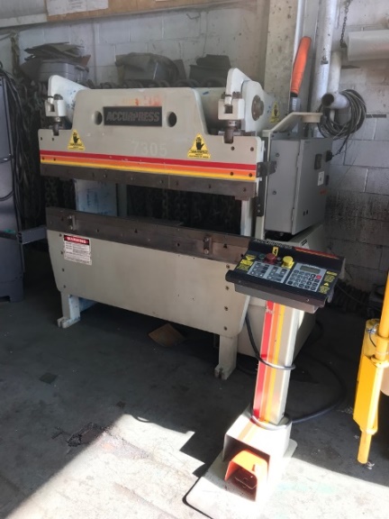 30 Ton, ACCURPRESS 7305, 1997, 5', ETS 100 Control, Variable Speed,