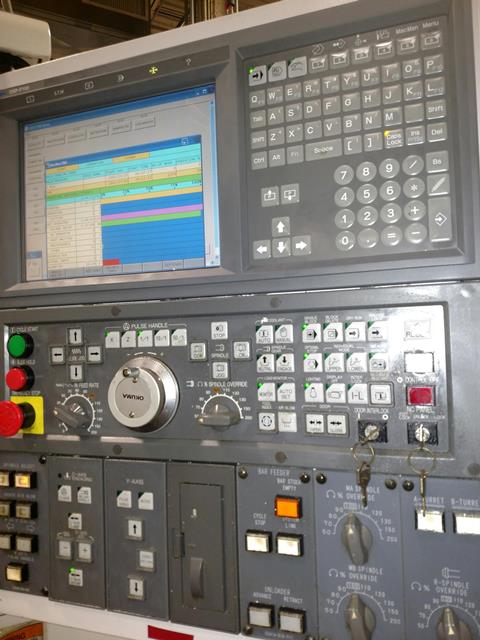 OKUMA LT-200M, OSP E100L, 6 Chk, 2 , 2007, Twin Turret, Twin Spindle,Live