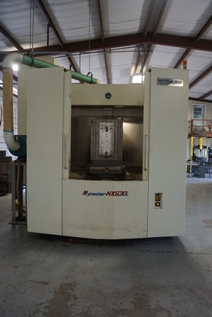 41 X, 33 Y, 35 Z, Kitamura HX-630i, 2007, Fanuc 16iMB, 2 Spare Pallets,Tombstone