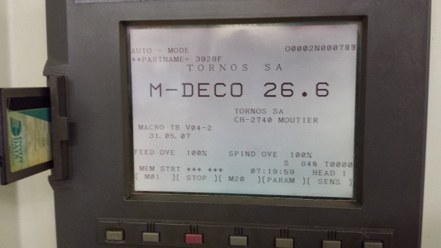 1 , TORNOS MULTI DECO 26/6, 2000, 6-slides, 17-AXIS, tooling, XLNT Cond