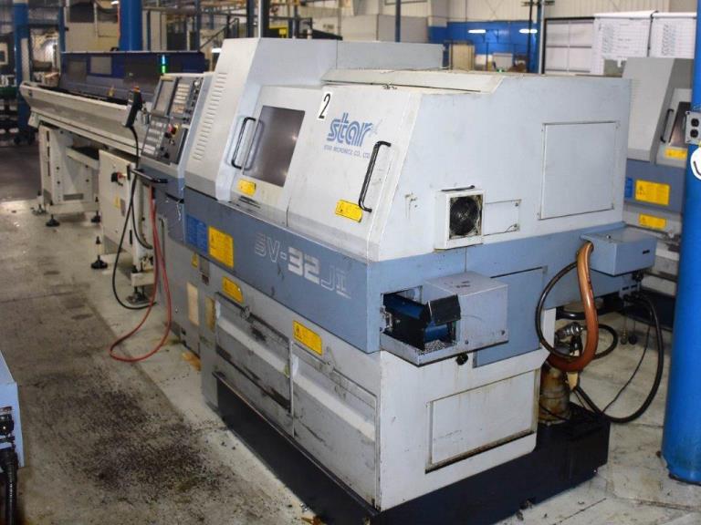 1 1/4 , STAR, SV32JII, FANUC 18iT, 2002, Gang+Turret, Iemca