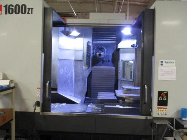 64 X, 50 Y, 40 Z, Haas EC-1600ZT, 2017, 4th Rotary, 5th Axis Drive, Rigid Tap