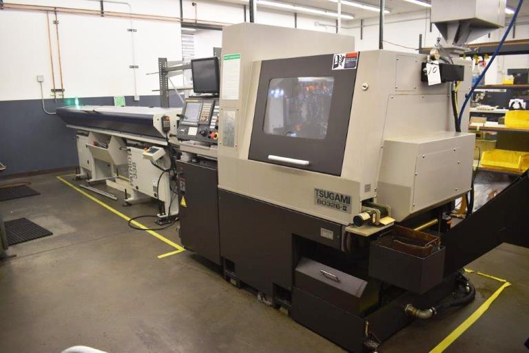 1 1/4 TSUGAMI BO326II, Fanuc 31iTB, 2016, w/ Chuck Kit, HPC, Mist Collector