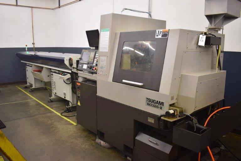 1 1/4 TSUGAMI BO326II, Fanuc 31iTB, 2013, w/ Chuck Kit, HPC, Mist Collector