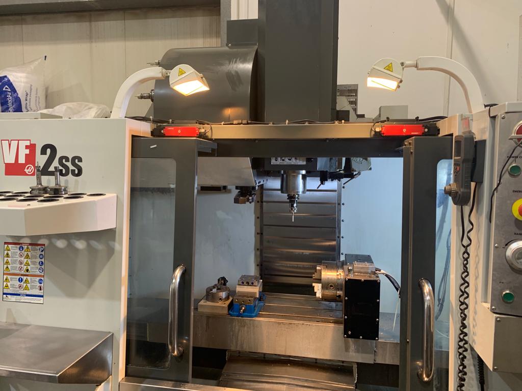 30 X, 16 Y, 20 Z, Haas VF-2SS, 2013, Rigid Tapping, High Speed, 4th Axis