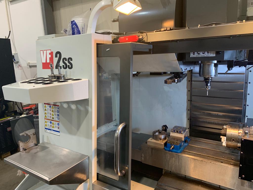 30 X, 16 Y, 20 Z, Haas VF-2SS, 2013, Rigid Tapping, High Speed, 4th Axis