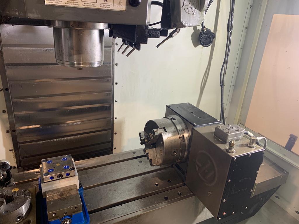 30 X, 16 Y, 20 Z, Haas VF-2SS, 2013, Rigid Tapping, High Speed, 4th Axis