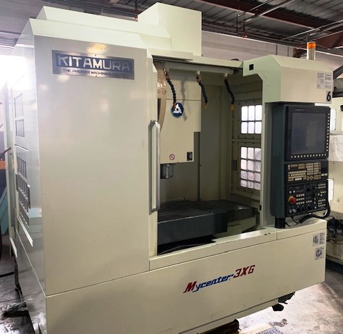 30 X, 18 Y, 18 Z, Kitamura Mycenter-3XG, 2011, 15K RPM, Chip Conveyor