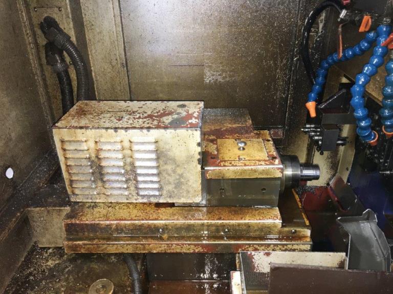 1/2 , HANWHA SL12E, FANUC 0IT, 2002, 6OD/5ID-BW, MTA Magazine BF