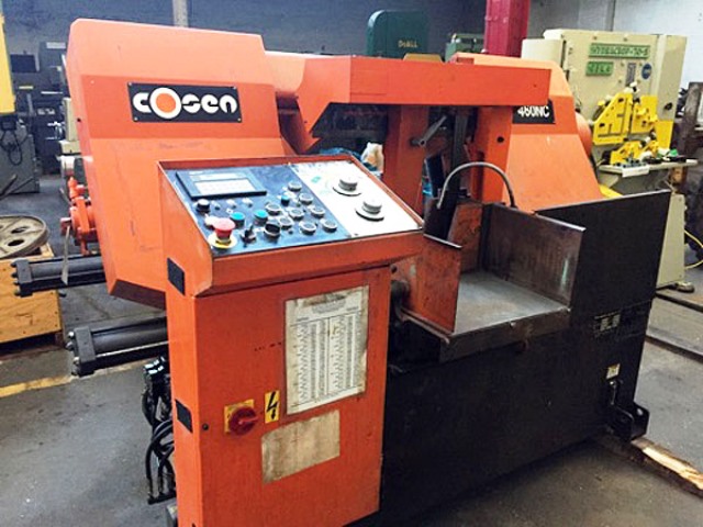 18 x18 COSEN C460NC, 2007, Fully programmable, auto cycle qty/lengths