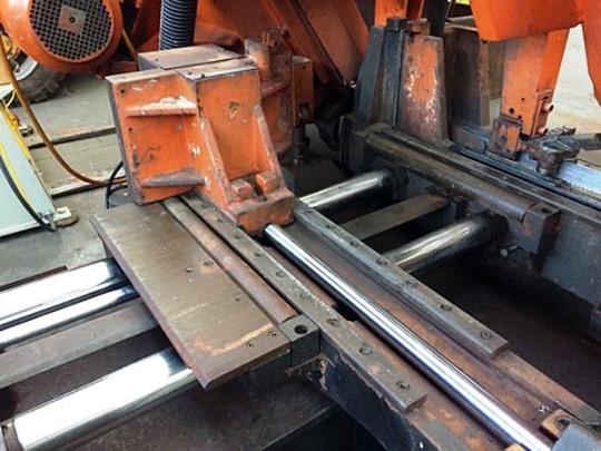 18 x18 COSEN C460NC, 2007, Fully programmable, auto cycle qty/lengths