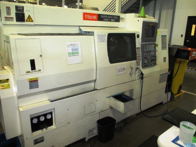 MAZAK SQT18MSYII, MAZATROL TPLUS, 10 Chk, 2 1/2 , 1997, Very Clean, Tooling