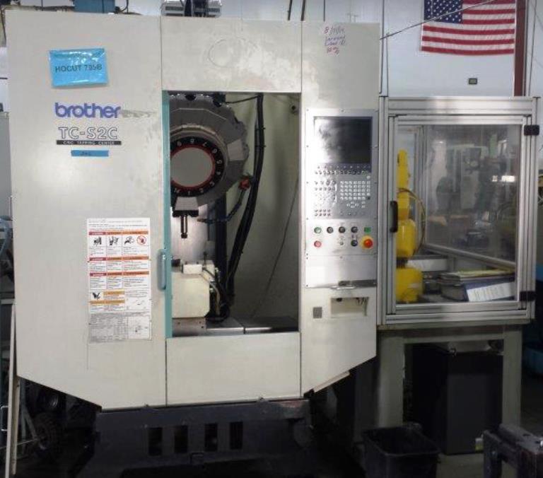 Brother TC-S2C-0, Brother, 2006, 31.5 x 12.6 , 5-Axis Trunnion, Fanuc Robot