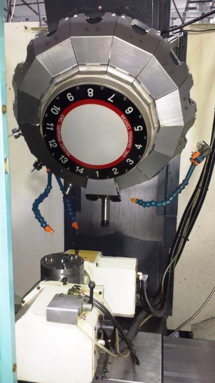 Brother TC-S2C-0, Brother, 2006, 31.5 x 12.6 , 5-Axis Trunnion, Fanuc Robot