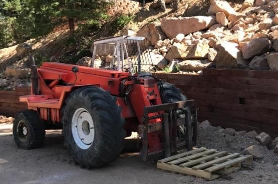 30 Ft SELLECK TP-249 1985, Telehandler