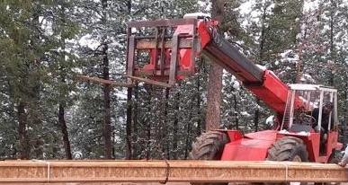 30 Ft SELLECK TP-249 1985, Telehandler