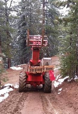 30 Ft SELLECK TP-249 1985, Telehandler
