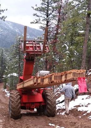 30 Ft SELLECK TP-249 1985, Telehandler