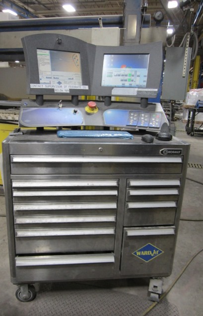 WARDJET, No. ZX-3043-5, 2015, 5 Axis Head & 3 Axis Head, 10' x 14', 60k PSI