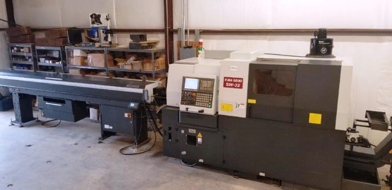 1-1/4 YAMA SEIKI SW32, Fanuc,2014, 5-10 live/6OD/4ID/4live BW, Bar Ldr