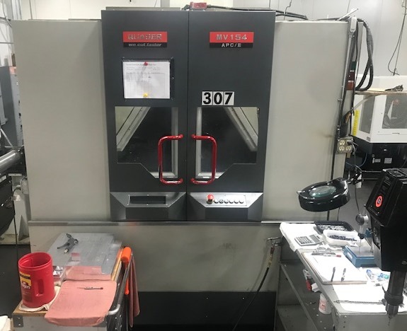 27 X, 19 Y, 22 Z, QUASER MV154 APC-E, 2012, 12K rpm, pallet switcher Fanuc 0iMD
