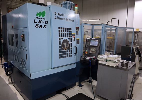 12.92 X, 7.87 Y, 9.84 Z, MATSUURA LX-0 5AX, 2003, 5 Axis, 40k RPM, Robot Load/UN