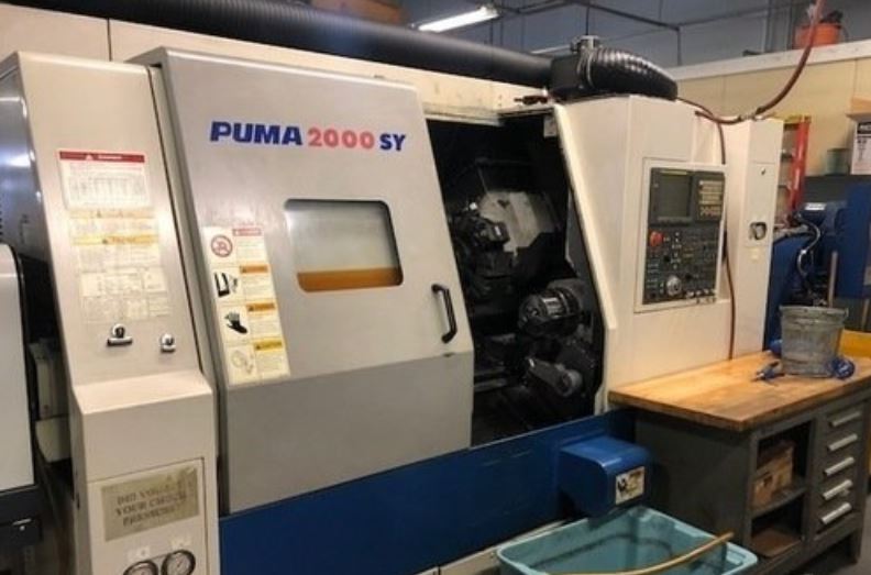Daewoo Puma 2000SY, Fanuc, 2 1/2 , 2002, Tailstock, LNS Quick Load Servo S2