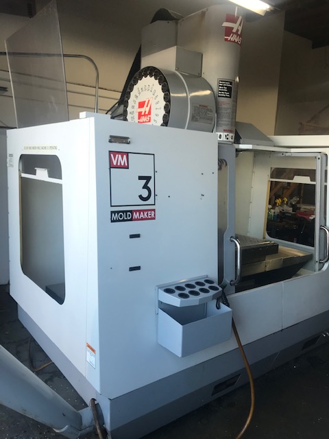 40 X, 26 Y, 25 Z, Haas VM-3, 2006, P-Cool, Chip Auger, 12,000 RPM