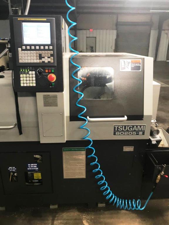 3/4 TSUGAMI BO205III, FANUC 0i-TF, 2018, 7-axis, LNS Alpha ST320 S2 Mag BF