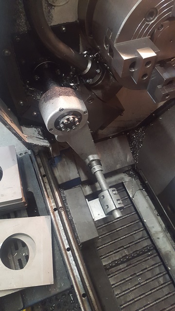 DOOSAN PUMA 240MC, FANUC 21I-TB, 10 Chk, 3 , 2006, Live Tool, Full C,