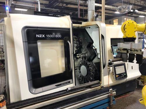 DMG MORI SEIKI NZX 1500/800SY, FANUC31IB, 2 , 2016, twin turret, C, live